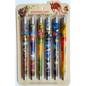 Souvenir Pen Set - Colorful Australia