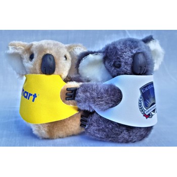 Promotional Large Clip-on Koala Toys | Clip-on Koalas in Corporate Jackets