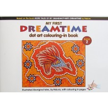 Aboriginal Dot Art Coloring-in Book by Naiura. Book 2
