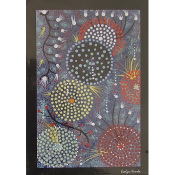 Aboriginal Art Print - Coral Reef