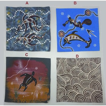 Aboriginal Art Assorted Hand Painted Canvas 20x20cm