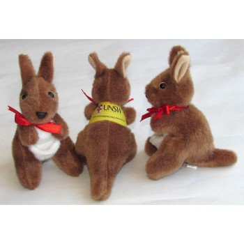 Kangaroo Plush Toy 4″ in Logo Jacket