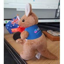Kangaroo Plush Toy 7″ in Logo Jacket