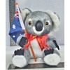 Corporate koala soft toys in branded jackets, 6"