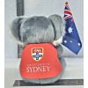 Corporate koala soft toys in branded jackets, 6"