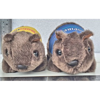 Promo Wombat Plush Toy 4″ in Logo Jacket