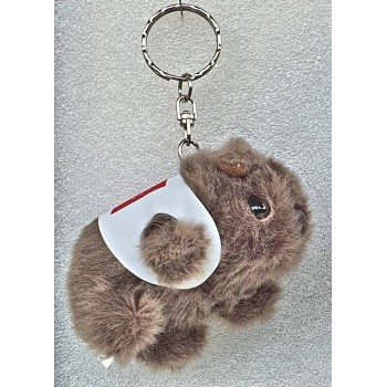 Wombat Keyring Toy in Logo Jacket