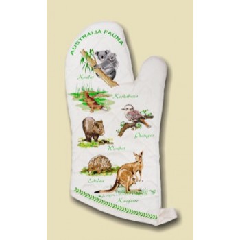 Souvenir Oven Mitt - Australian Fauna