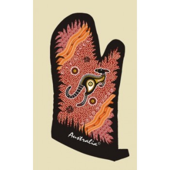 Souvenir Oven Mitt - Australian Aboriginal Art