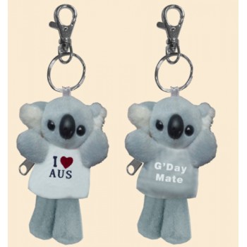 Soft Toy Key Chain - Koala I Love Australia