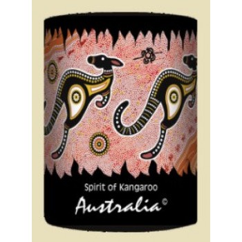 Australian Souvenir Stubby Holder - Kangaroo Hopping