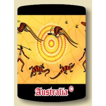 Australian Souvenir Stubby Holder - Aboriginal Art