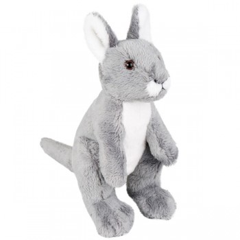 Kangaroo Small Soft Toy. Gerry Grey - 20cm